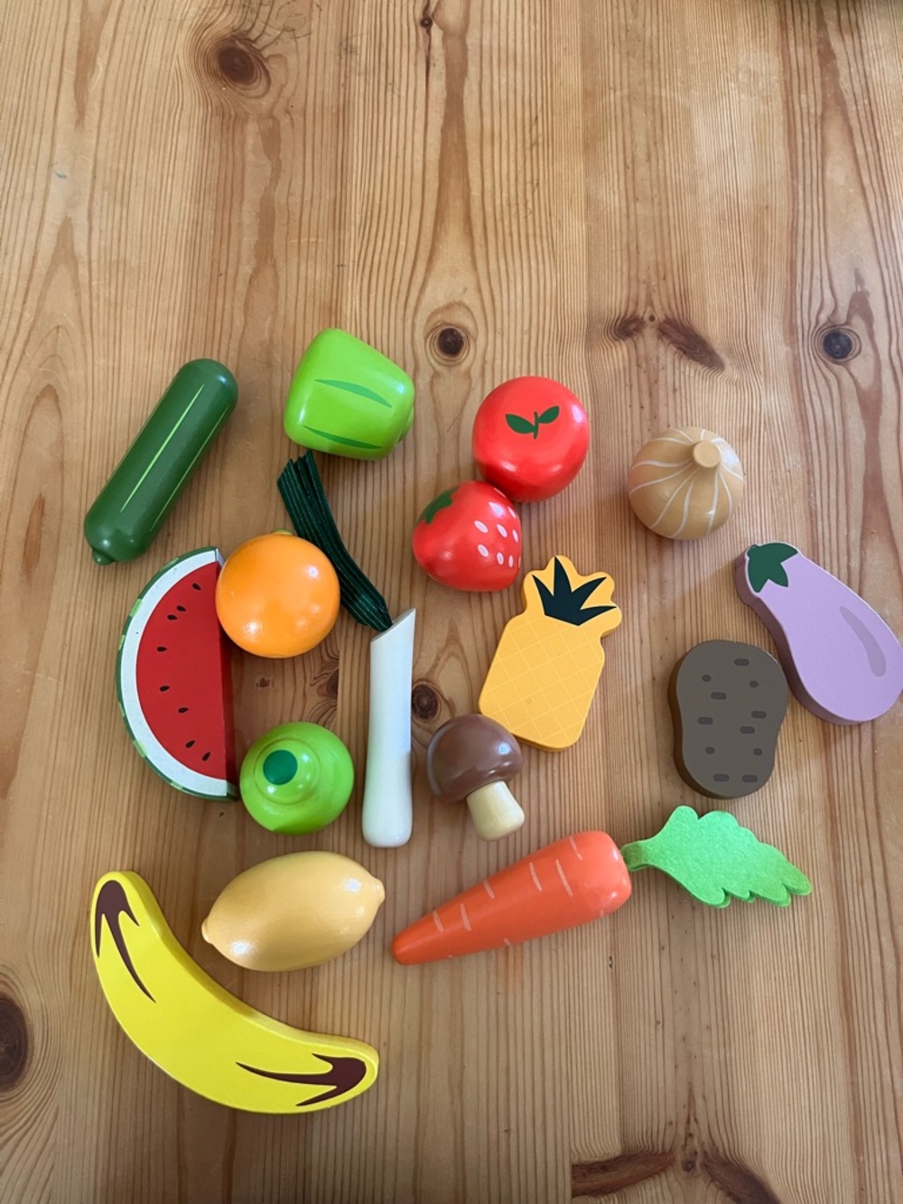Wooden Play Food